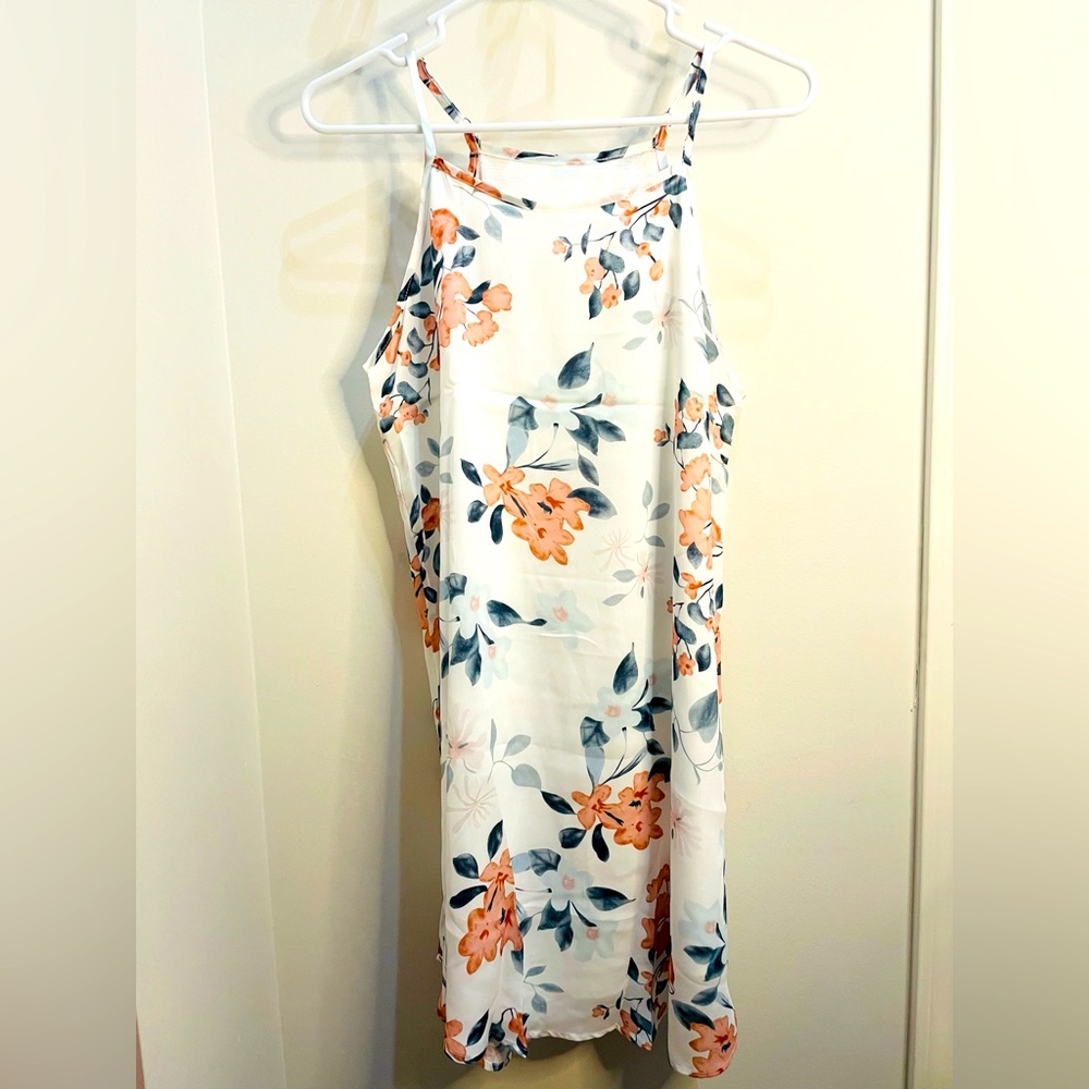 Never-been-worn summer spaghetti strap mini dress